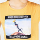Disney Junior's Lion King Cell Signal T-Shirt Yellow Size Small