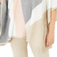 Calvin Klein Women's Plus Size Colorblocked Poncho Sweater Pink Size 2X
