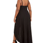 Speechless Women's Trendy Plus Size Scalloped High-Low Dress Black Size 2X