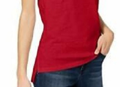 Maison Jules Women's Scoop-Neck T-Shirt ium Red Size Large