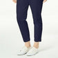 Maison Jules Women's Slim Ankle Pants Navy Size 4
