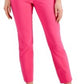 Charter Club Women's Chelsea Tummy Control Skinny-Leg Ankle Pants Dark Pink Size 12