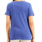 Karen Scott Women's Short Sleeve Henley Top Turq Aqua Size Large