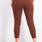 Alfani Women's Petite Hollywood-Waist Skinny Ankle Pants Dark Brown Size 10 P