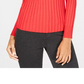 INC International Concepts Women's Zipper-Detail Raglan Sleeve Sweater Red Size X-Large