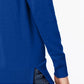 Maison Jules Women's Cotton V-Neck Tunic Sweater Blue Size X-Small