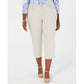 Charter Club Women's Capri Pants Beige Size Petite Small