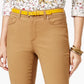 Charter Club Women's Lexington Straight Leg Jeans Brown Size 2 Petite