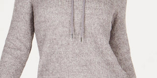 Ideology Women's Cowl-Neck Tulip-Hem Top Wine Size Extra Large