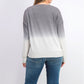 Bar III Women's Dip-Dyed Sweater Gray Size Medium