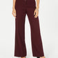 Style & Co Women's Stretch Wide-Leg Pants Wine Size 10
