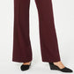 Style & Co Women's Stretch Wide-Leg Pants Wine Size 10