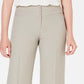 Style & Co Women's Stretch Wide-Leg Pants Brown Size 16