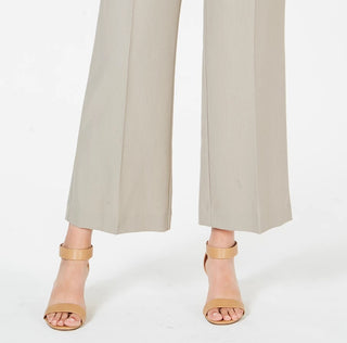 Style & Co Women's Stretch Wide-Leg Pants Brown Size 8