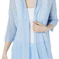 Alfani Women's Open-Stitch Kimono Cardigan Blue Size X-Large