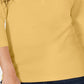 Karen Scott Women's Cotton Henley Top Yellow Size Medium