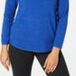 Karen Scott Women's Curved-Hem Sweater Blue Size X-Small