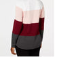 Karen Scott Women's Colorblocked Pullover Sweater Red Size Small
