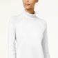 Karen Scott Women's Cotton Turtleneck Sweater White Size XX Large