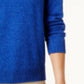 Karen Scott Women's Marled Cotton Turtleneck Sweater Blue Size Small