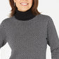 Karen Scott Women's Cotton Turtleneck Sweater Black Size X-Large