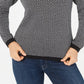 Karen Scott Women's Cotton Turtleneck Sweater Black Size X-Large