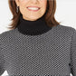 Karen Scott Women's Cotton Turtleneck Sweater Black Size XX-Large