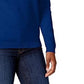 Karen Scott Women's Cotton Toggle Henley Sweater Bright Blue Size Petite Small
