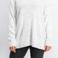 Karen Scott Women's Mock-Neck Shimmer Sweater White Size XX Large
