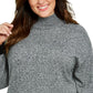 Karen Scott Women's Plus Size Mock Neck Cotton Sweater Charcoal Size 3X