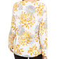 Alfani Women's Twist-Front Top Yellow Size Small