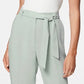 Style & Co Women's Tie-Waist Tapered Pants Dark Green Size 16