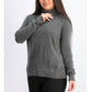 Karen Scott Women's Turtleneck Sweater Charcoal Size Medium