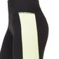 Ideology Women's Colorblocked Cropped Leggings Color Barbell Lime Gold Size XX-Large
