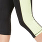 Ideology Women's Colorblocked Cropped Leggings Color Barbell Lime Gold Size XX-Large