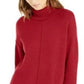 Alfani Women's Dropped-Shoulder Turtleneck Medium Red Size Medium