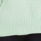 Style & Company Women's Textured Heather Long Sleeve Crew Neck Blouse Sweater Green Size XX-Large