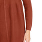 Style & Co Women's Knit Mixed Stitch Tunic Dark Orange Size X-Small