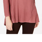 Style & Co Women's High-Low Tunic Sweater Dark Orange Size Extra Large