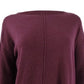 Style & Co Women's Seam-Front Tunic Sweater Purple Size X-Large