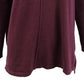 Style & Co Women's Seam-Front Tunic Sweater Purple Size X-Large