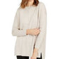 Style & Co Women's Plus Size Seam-Front Tunic Sweater Beige Size 1X
