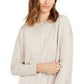 Style & Co Women's Plus Size Seam-Front Tunic Sweater Beige Size 1X