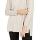 Style & Co Women's Plus Size Seam-Front Tunic Sweater Beige Size 1X