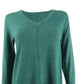 Karen Scott Women's V-Neck Pullover Sweater Dark Green Size Small