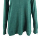 Karen Scott Women's V-Neck Pullover Sweater Dark Green Size Small