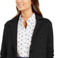 Charter Club Women's Sweater Blazer Jacket Black Size Small