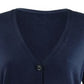 Charter Club Women's Merino Wool V-Neck Cardigan Blue Size Medium