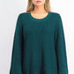 Style & Co Women's Boxy Knit Pullover Sweater Green Size Medium