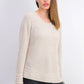 Style & Co Women's Boxy Knit Pullover Sweater White Size Extra Small
